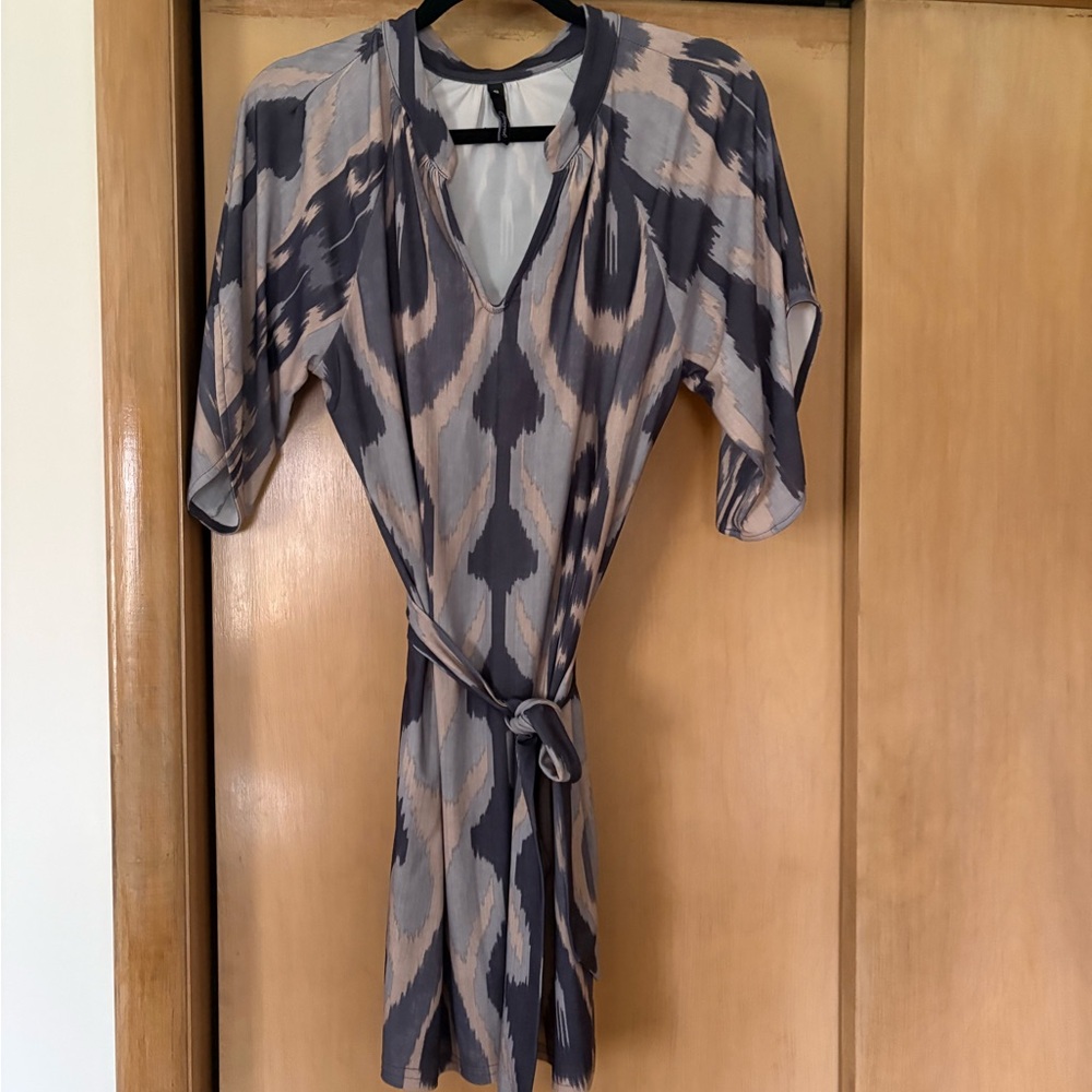 Veronica M Patterned Dress with Belt